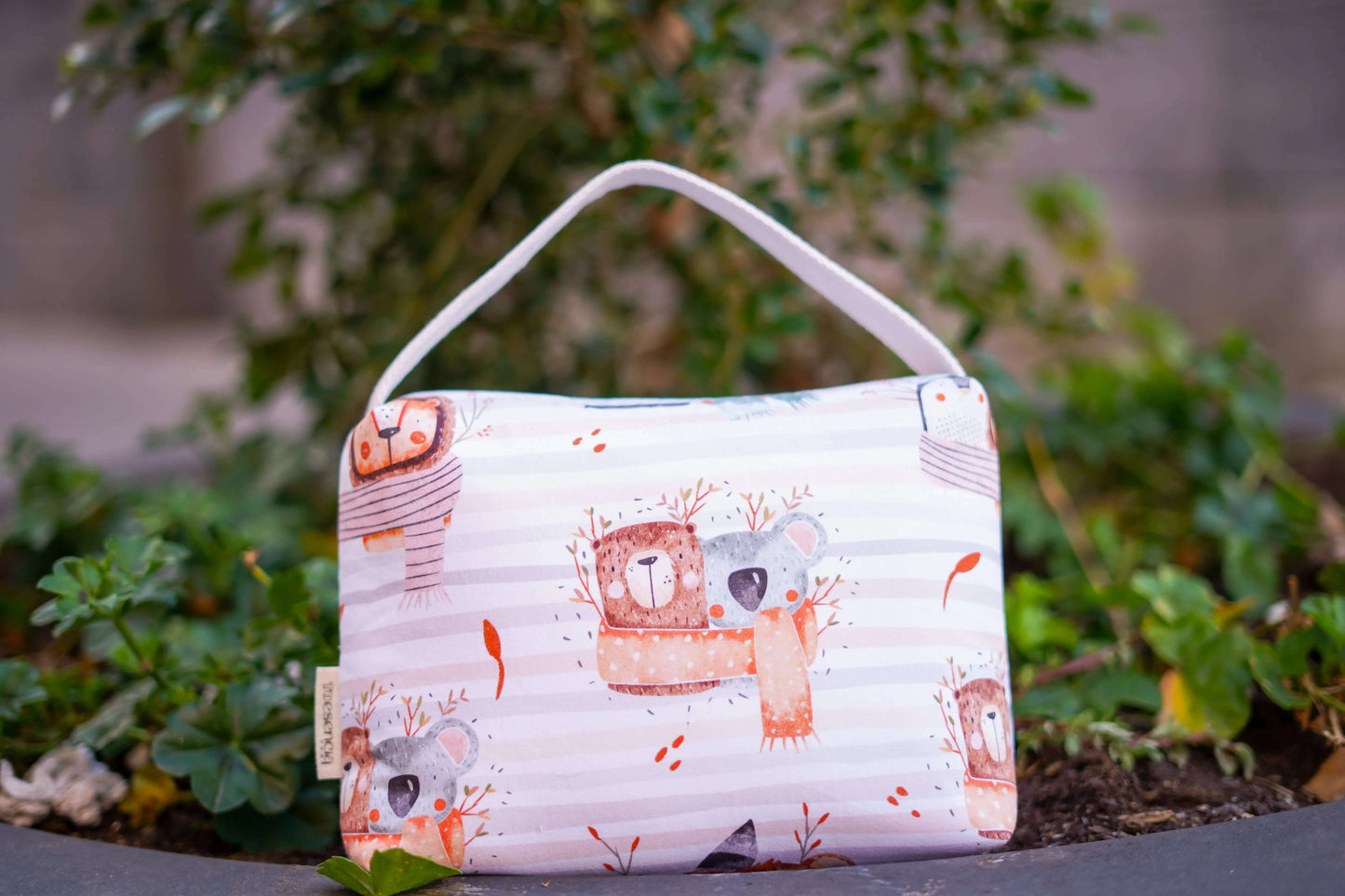 Bolsa para guardar panales y toallitas animalitos