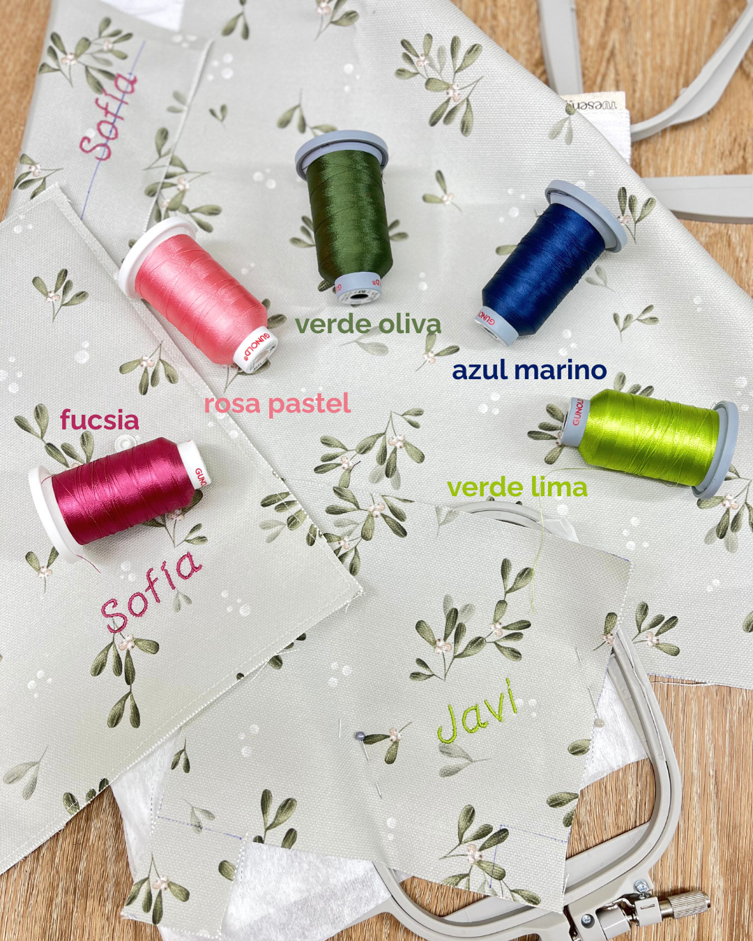 Portadocumentos Olive Bloom · Personalizado e Impermeable