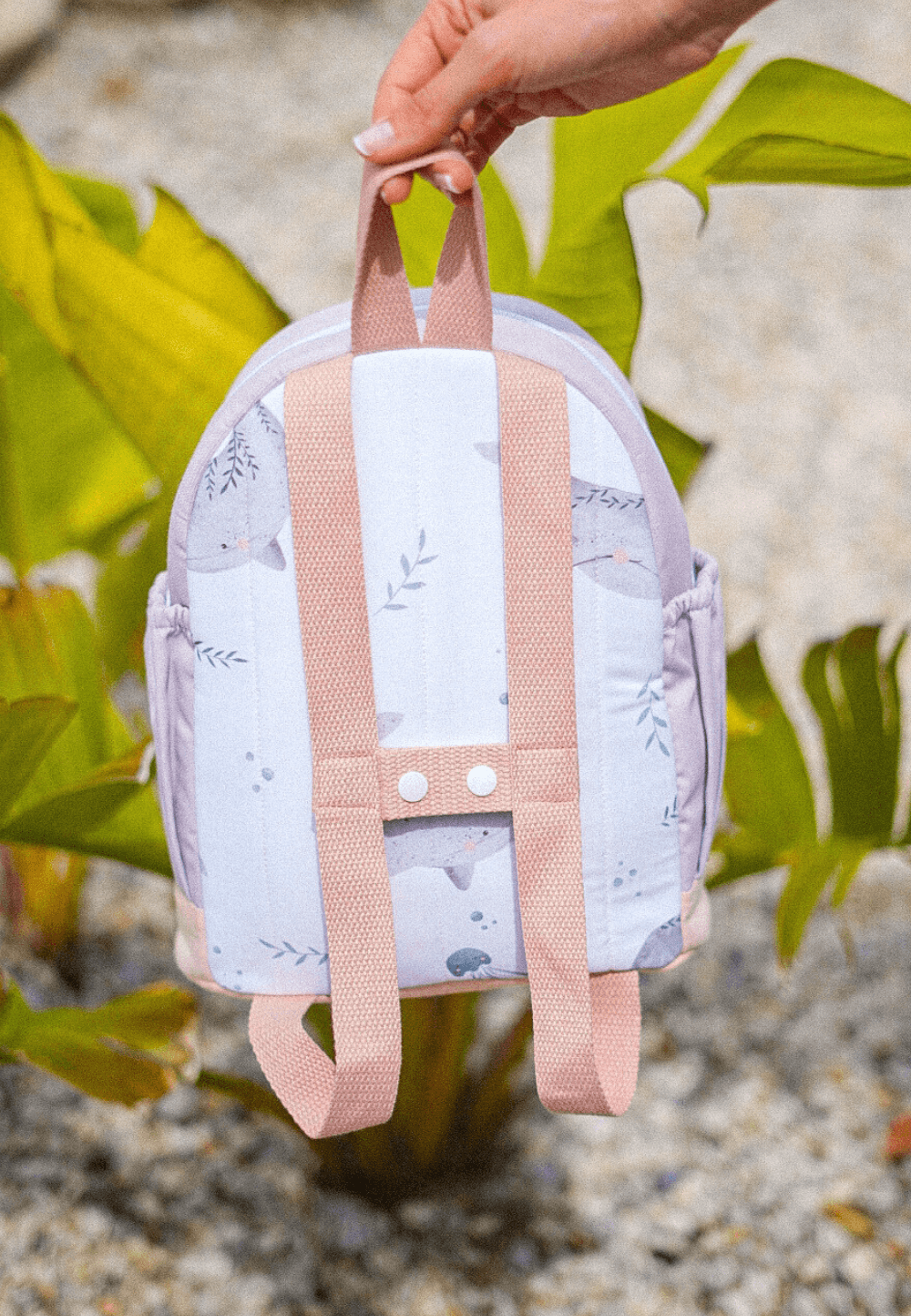 Mochila para niña Dulces ballenas