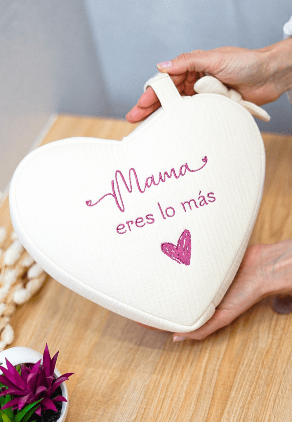 neceser de corazón regalo mamá eres lo más