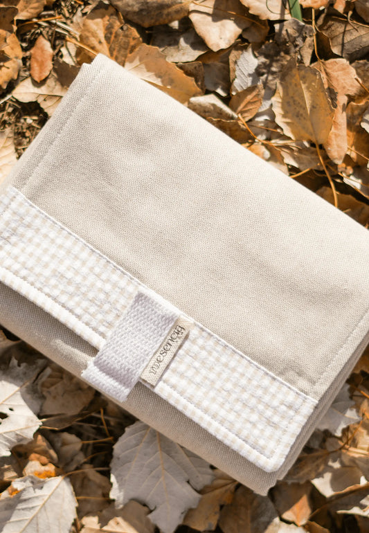 Cambiador portátil bebe impermeable personalizado Over the moon