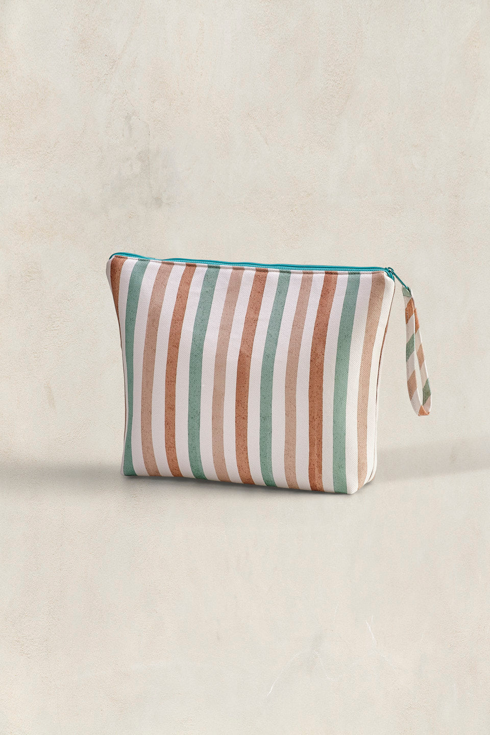 Pañalera Riviera Stripe – Compacta, impermeable y a juego