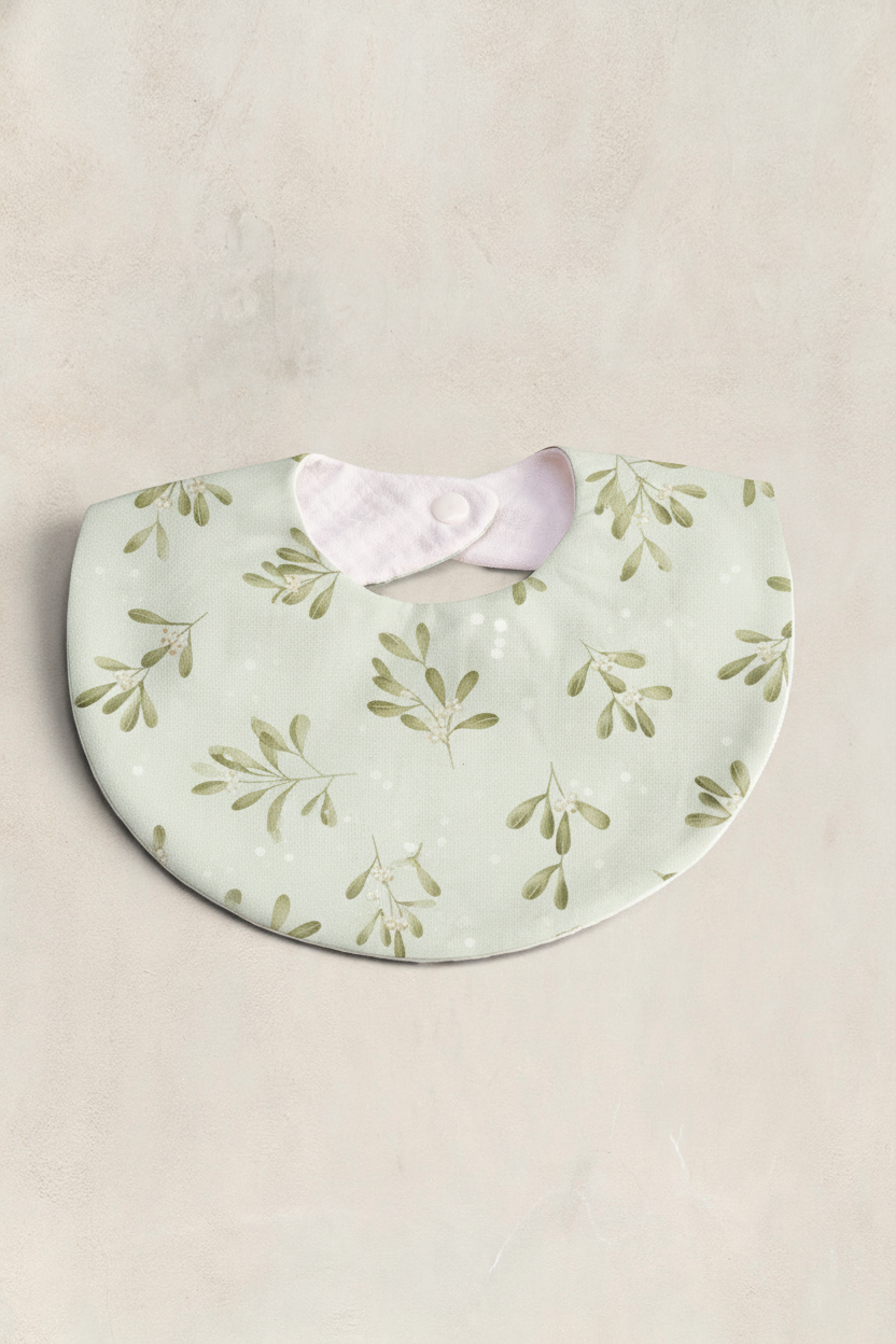 Babero Olive Bloom · Interior impermeable