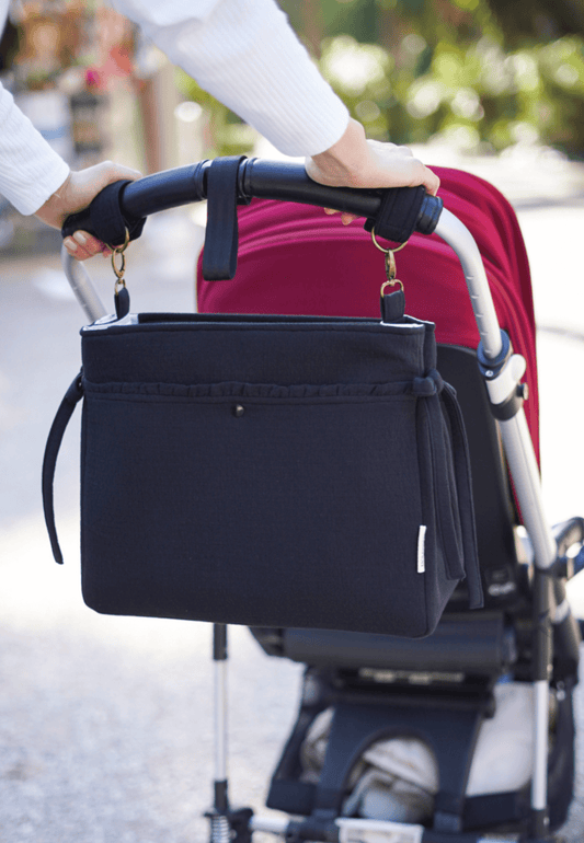 bolso carro bebe negro grande