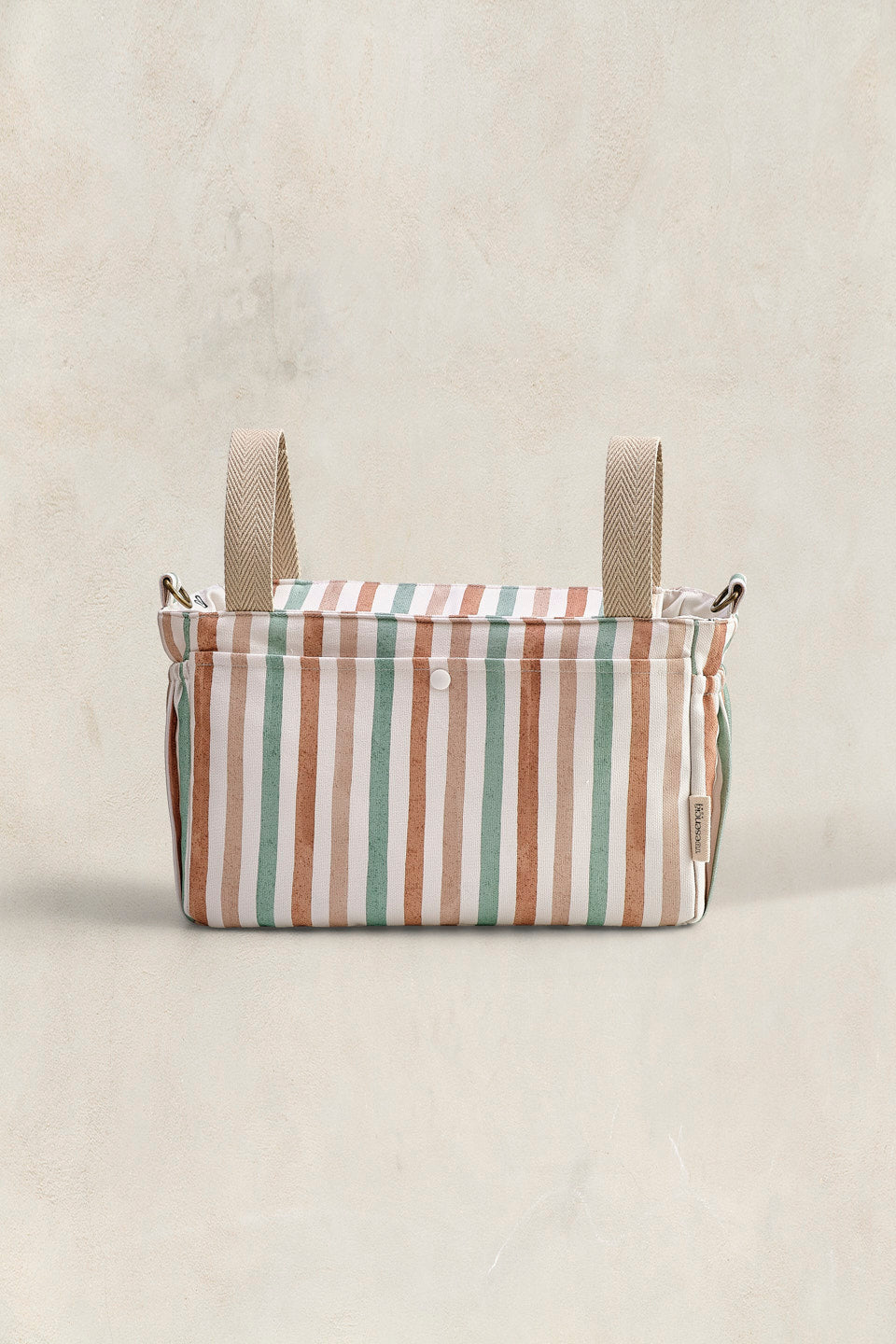 Bolso de carrito compact – Riviera Stripe – Ligero, ordenado y con estilo