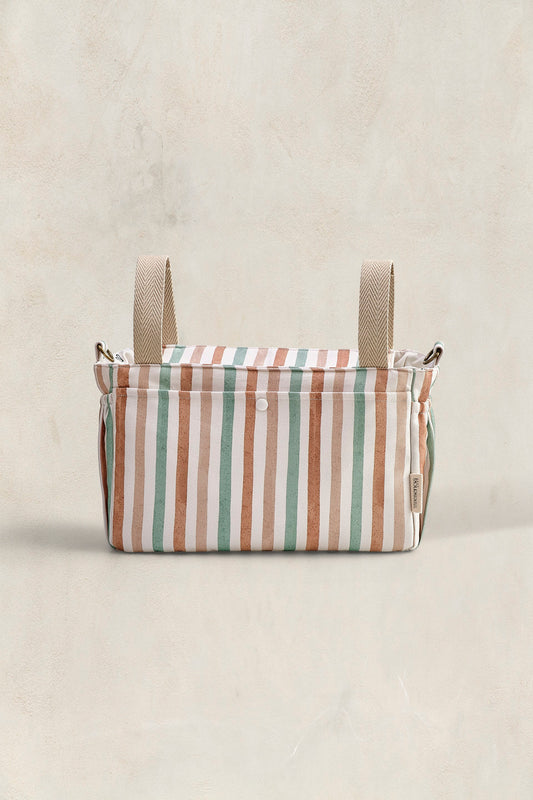 Bolso de carrito compact – Riviera Stripe – Ligero, ordenado y con estilo