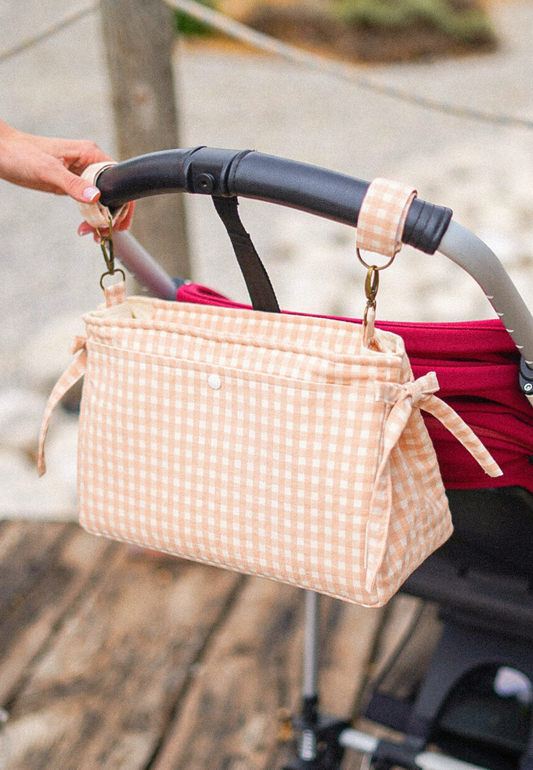 Bolso de carro compact Apricot Vichy