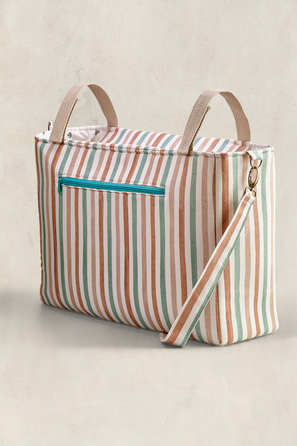 Bolso de carro gemelar Riviera Stripe