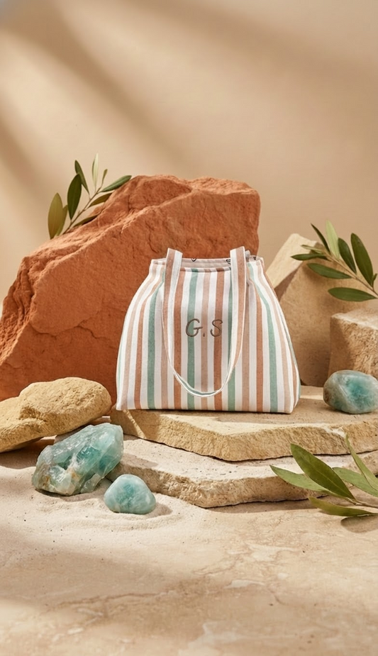 Bolso Riviera Stripe · Modelo Soline · Al hombro