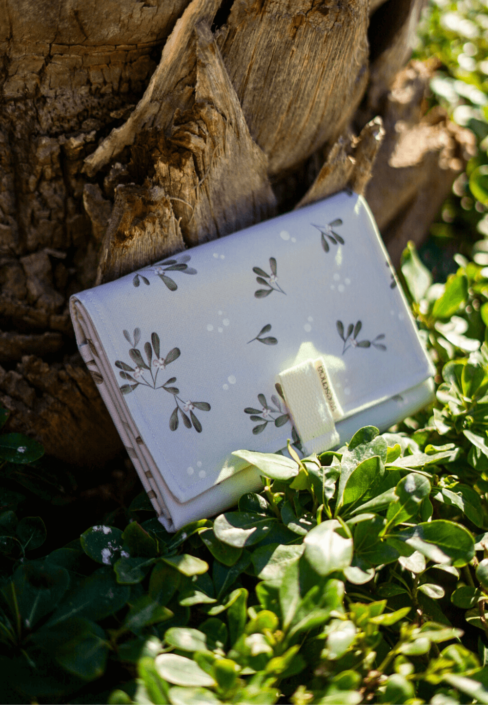 cambiador portatil bebe estampado verde oliva