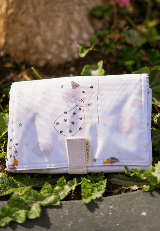cambiador bebe portatil impermeable ratoncitos