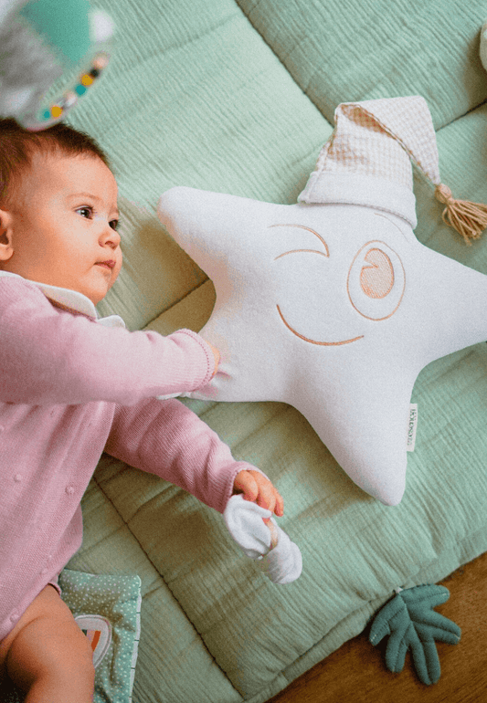cojin de estrella bebe