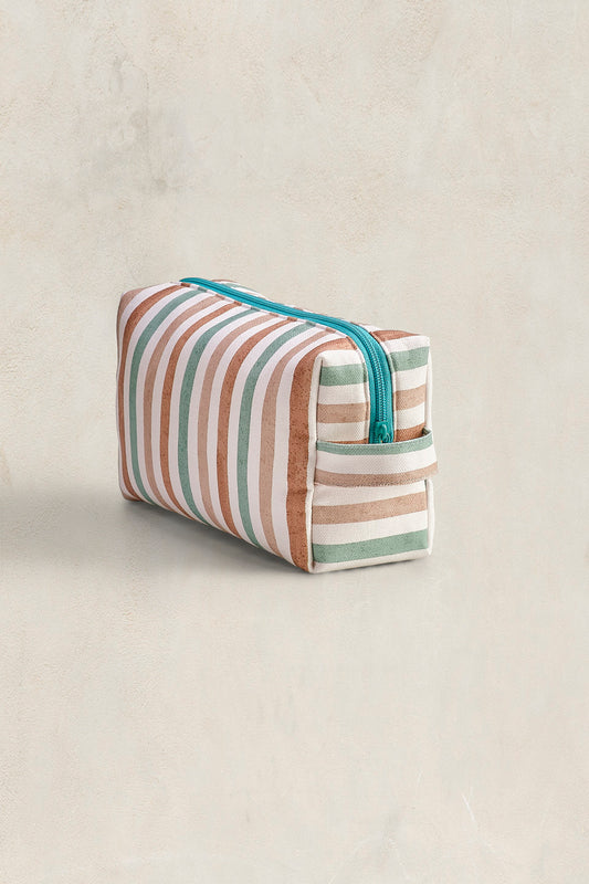 Neceser grande – Riviera Stripe – Práctico, suave y con mucho estilo
