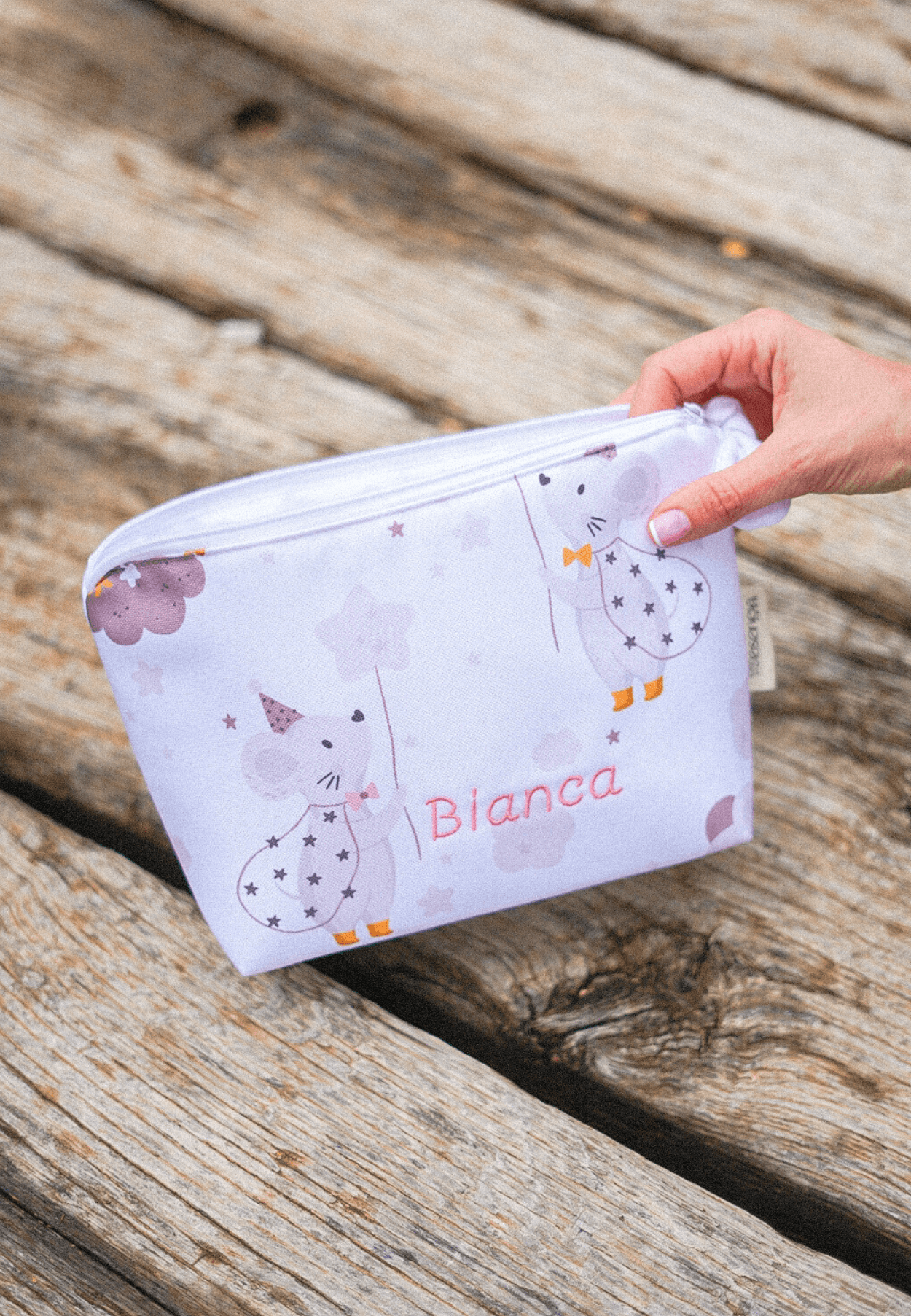Neceser para niña y bebé Baby Mouse · Impermeable y personalizado