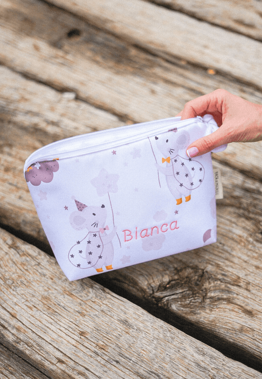 Neceser para niña y bebé Baby Mouse · Impermeable y personalizado