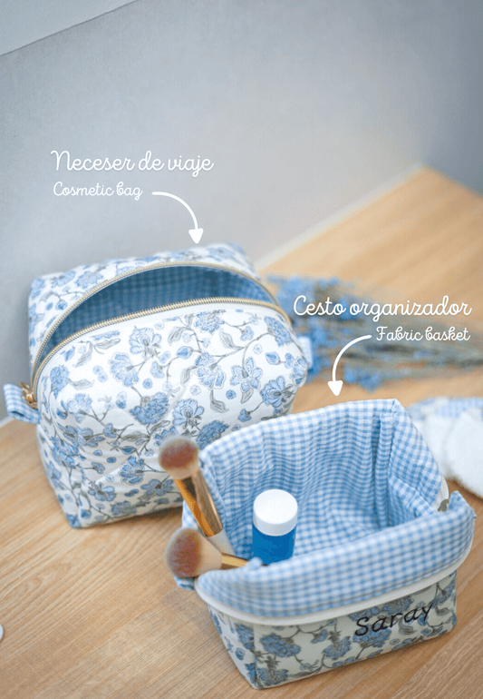neceser personalizado mujer azul