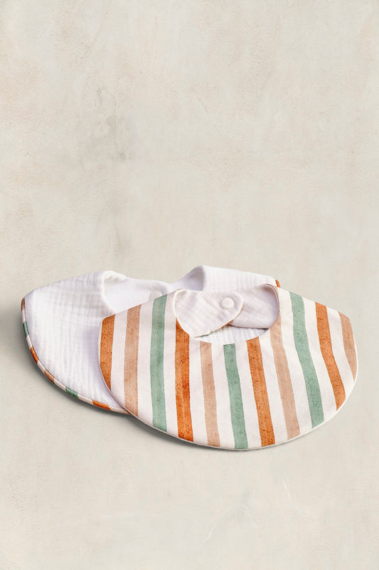 Pack de 2 baberos Riviera Stripe