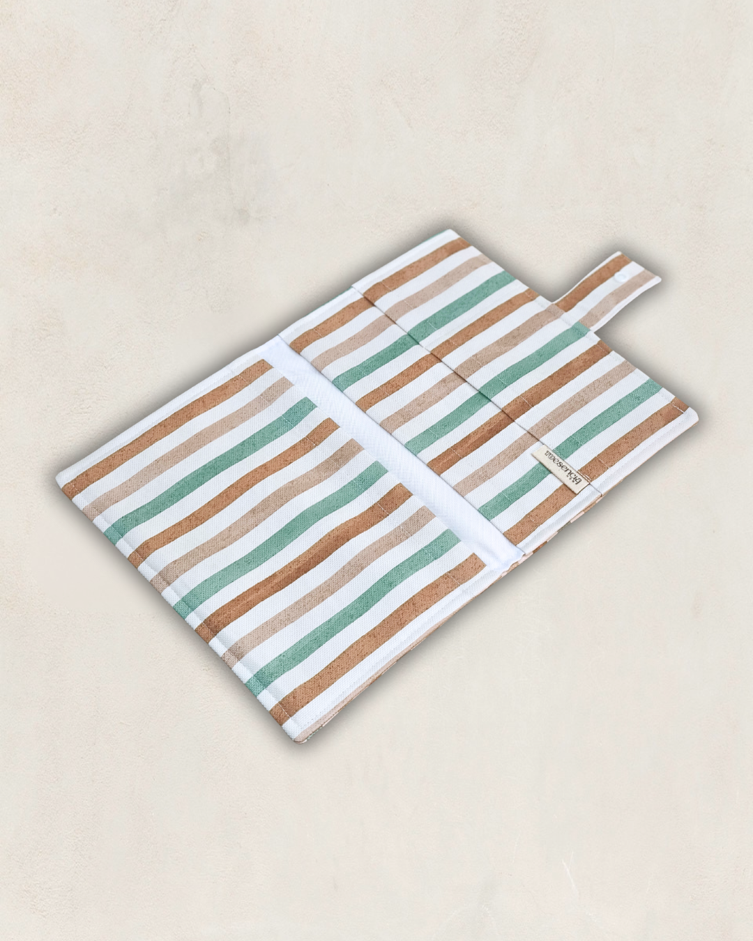 Portadocumentos Riviera Stripe · Personalizado e Impermeable