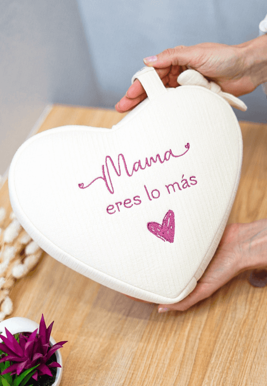 neceser de corazón regalo mamá eres lo más