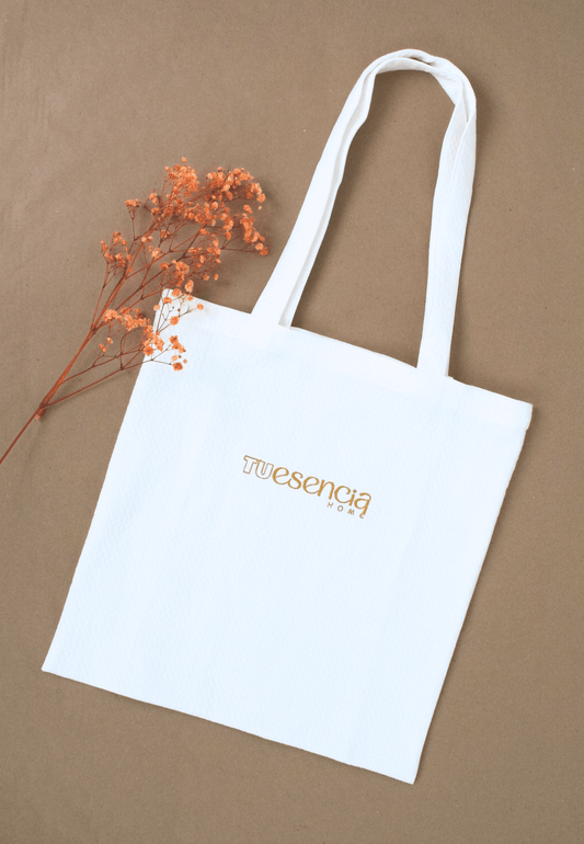 tote bag de tela tu esencia home 